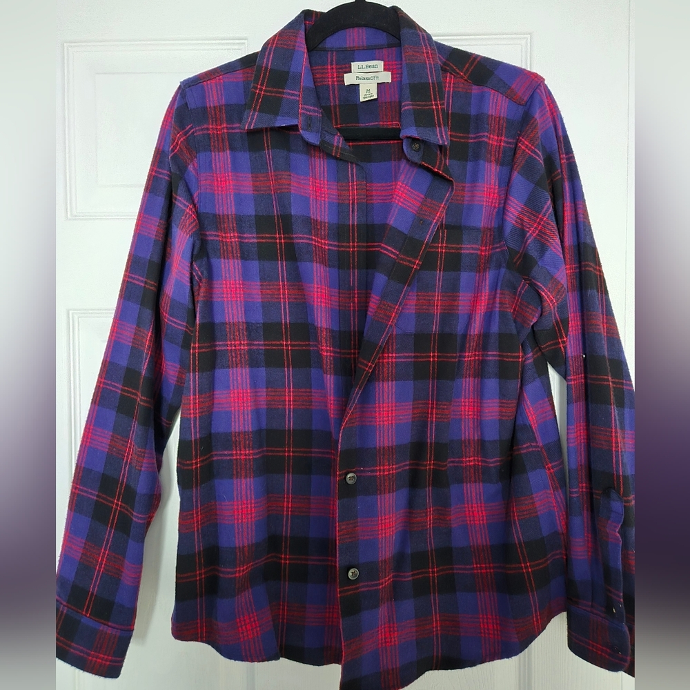 New LLBean Women's fleece slim fit button down